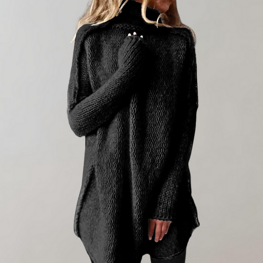 Selina | Damen Herbst Rollkragenpullover