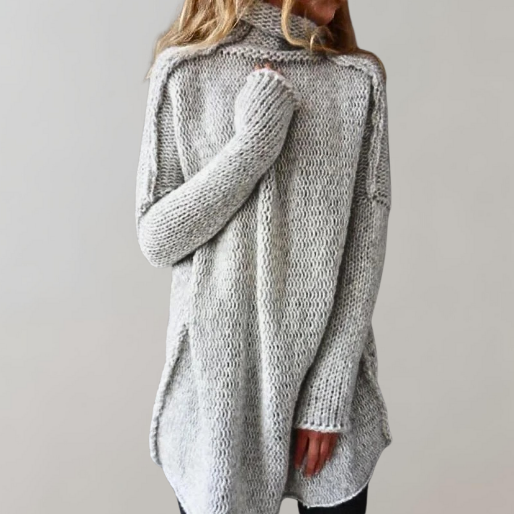 Selina | Damen Herbst Rollkragenpullover