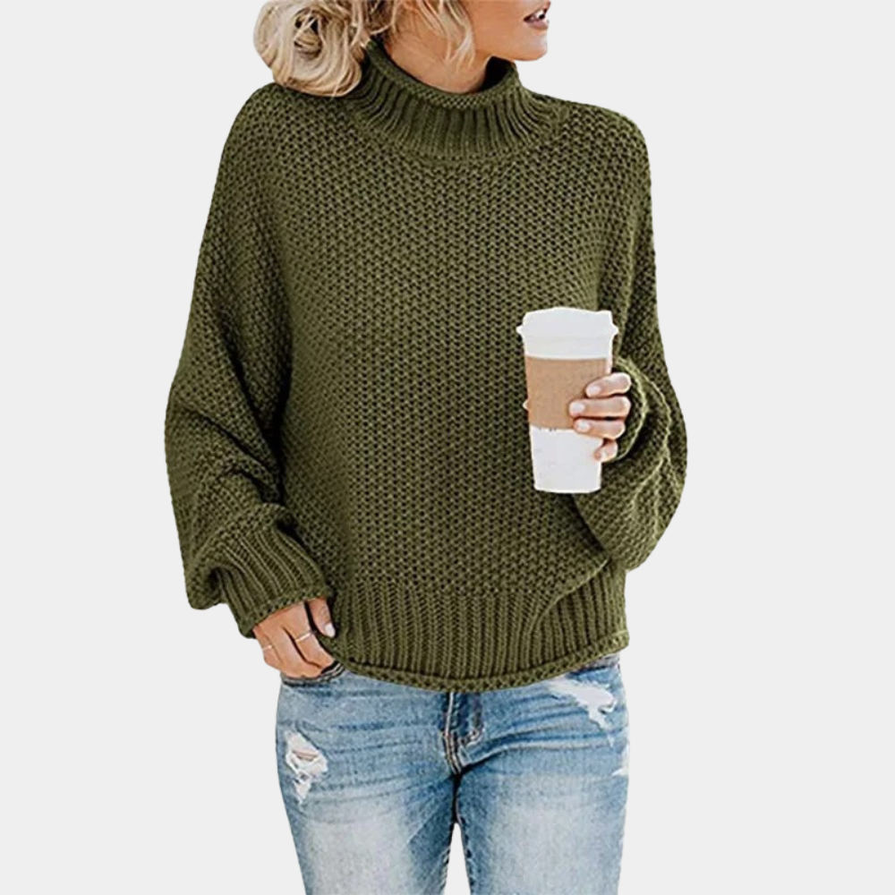 Johanna | Damen Langarm Rollkragenpullover