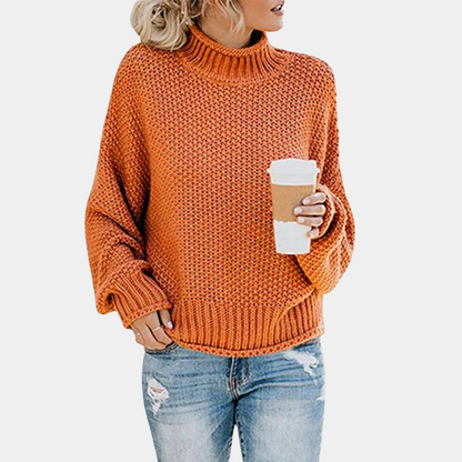 Johanna | Damen Langarm Rollkragenpullover