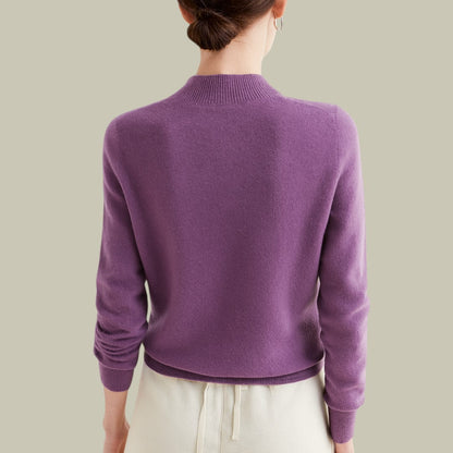 Stefanie | Damen Klassischer Winter-Strickpullover