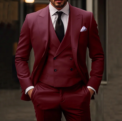Joachim | Herren Dreiteiliger Slim-Fit Anzug