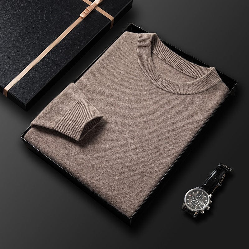 Jakob | Herren Bequemer Slim-Fit Strickpullover