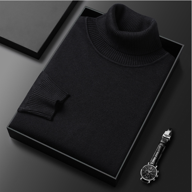 Peter | Herren Lässiger Rollkragenpullover für den Frühling
