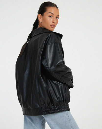 Gabriela | Damen Trendige Jacke mit Reißverschluss Wintermode