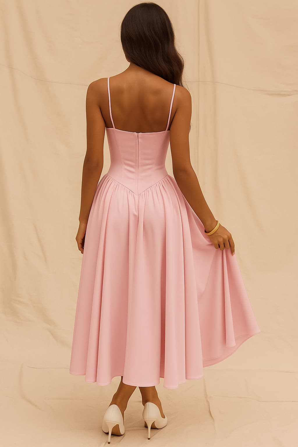 Rita | Damen Ärmelloses Partykleid für Hochzeitsgäste