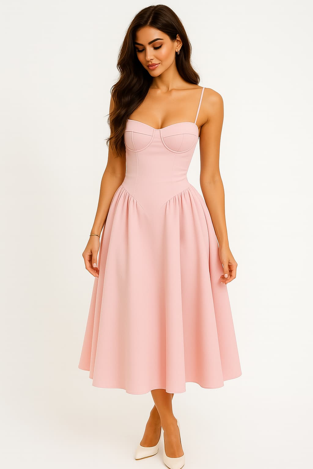 Rita | Damen Ärmelloses Partykleid für Hochzeitsgäste