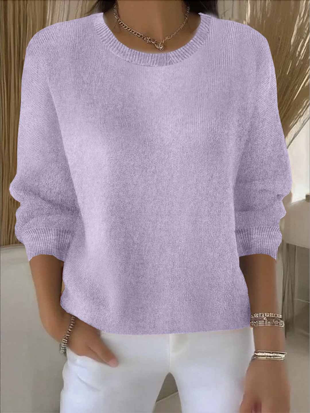 Emma | Damen Alltagstauglicher Winter-Strickpullover