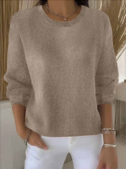 Emma | Damen Alltagstauglicher Winter-Strickpullover