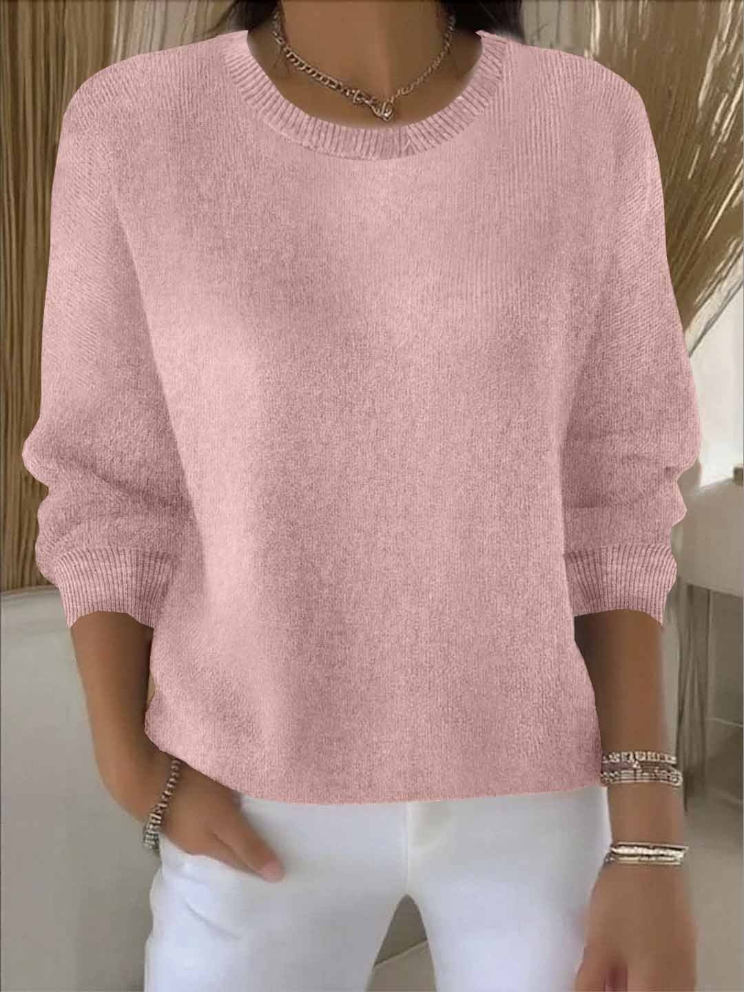 Emma | Damen Alltagstauglicher Winter-Strickpullover