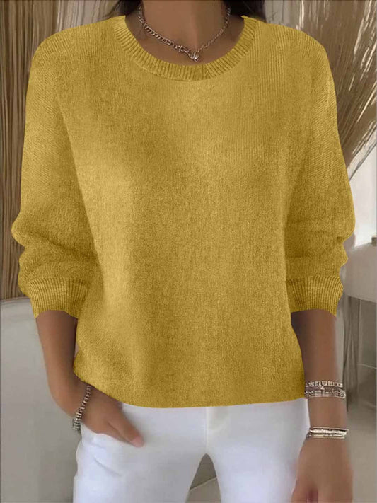 Emma | Damen Alltagstauglicher Winter-Strickpullover