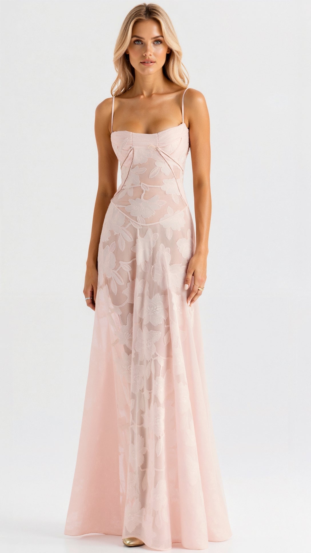 Stefanie | Bustier-Maxikleid für Hochzeitsgäste Damen