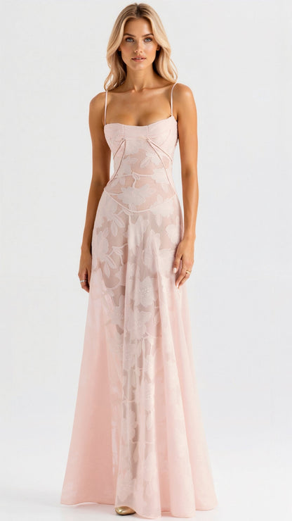 Stefanie | Bustier-Maxikleid für Hochzeitsgäste Damen