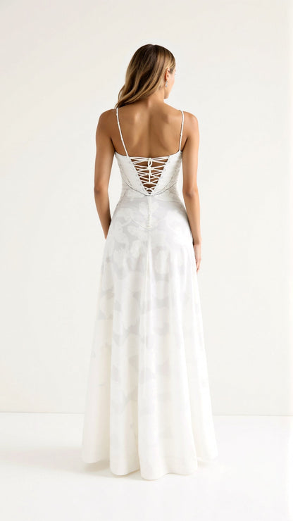Stefanie | Bustier-Maxikleid für Hochzeitsgäste Damen