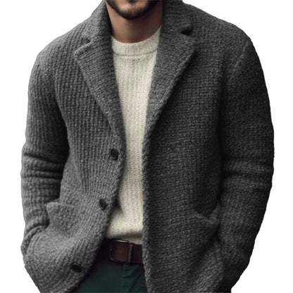 Adrian | Herren Herbst Strickcardigan in Regulärer Passform