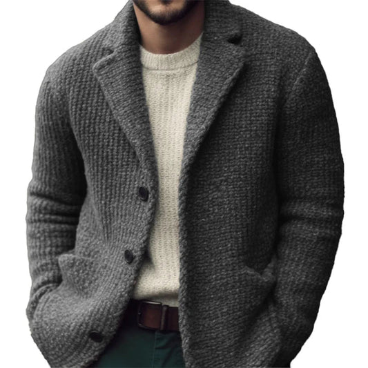 Adrian | Herren Herbst Strickcardigan in Regulärer Passform