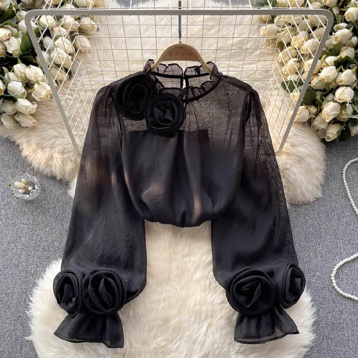 Susanne | Elegante Damen-Frühlingsbluse mit Bauchbedeckung