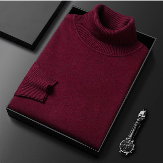 Peter | Herren Lässiger Rollkragenpullover für den Frühling