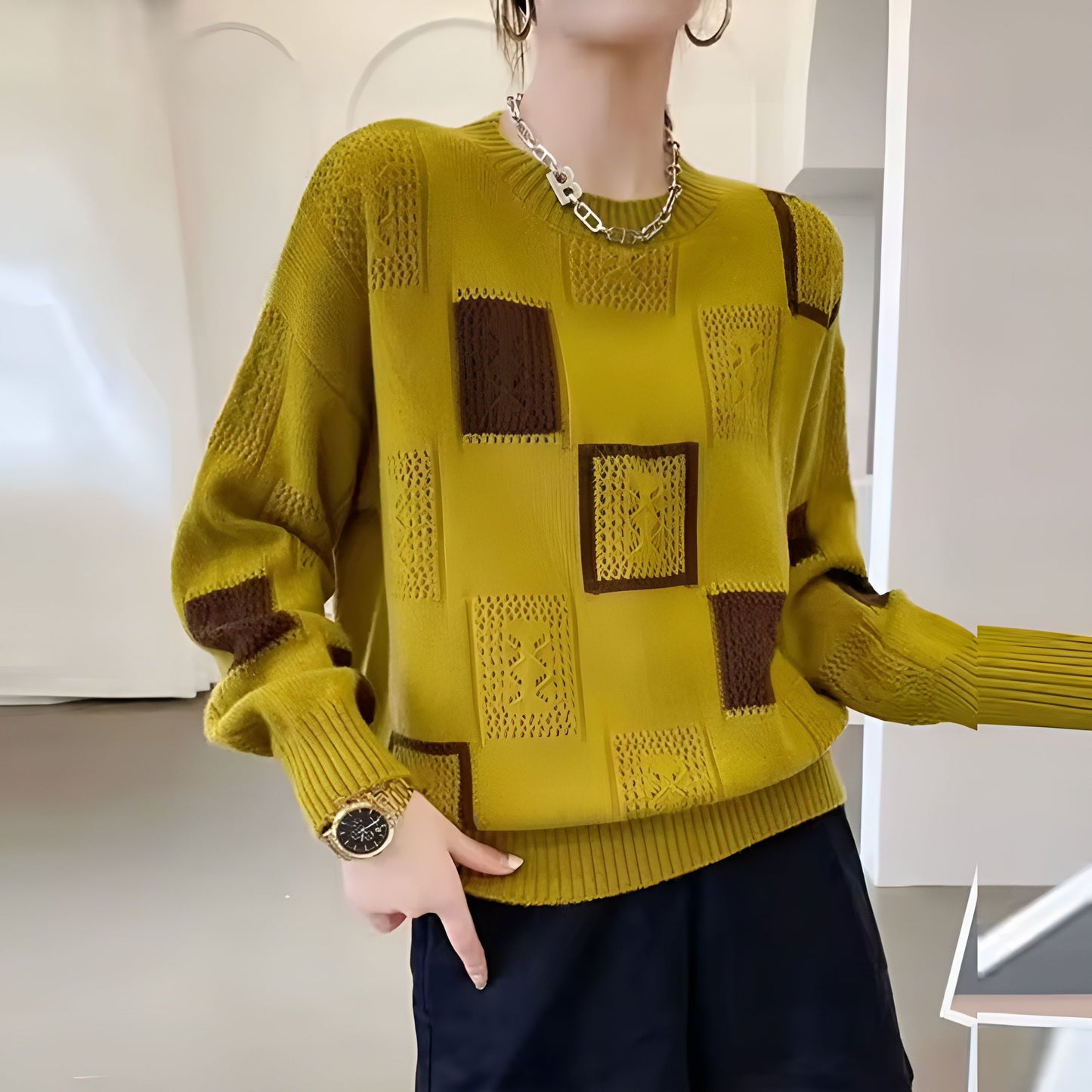 Selina | Damen Frühlings Lässiges Relaxed Fit Top
