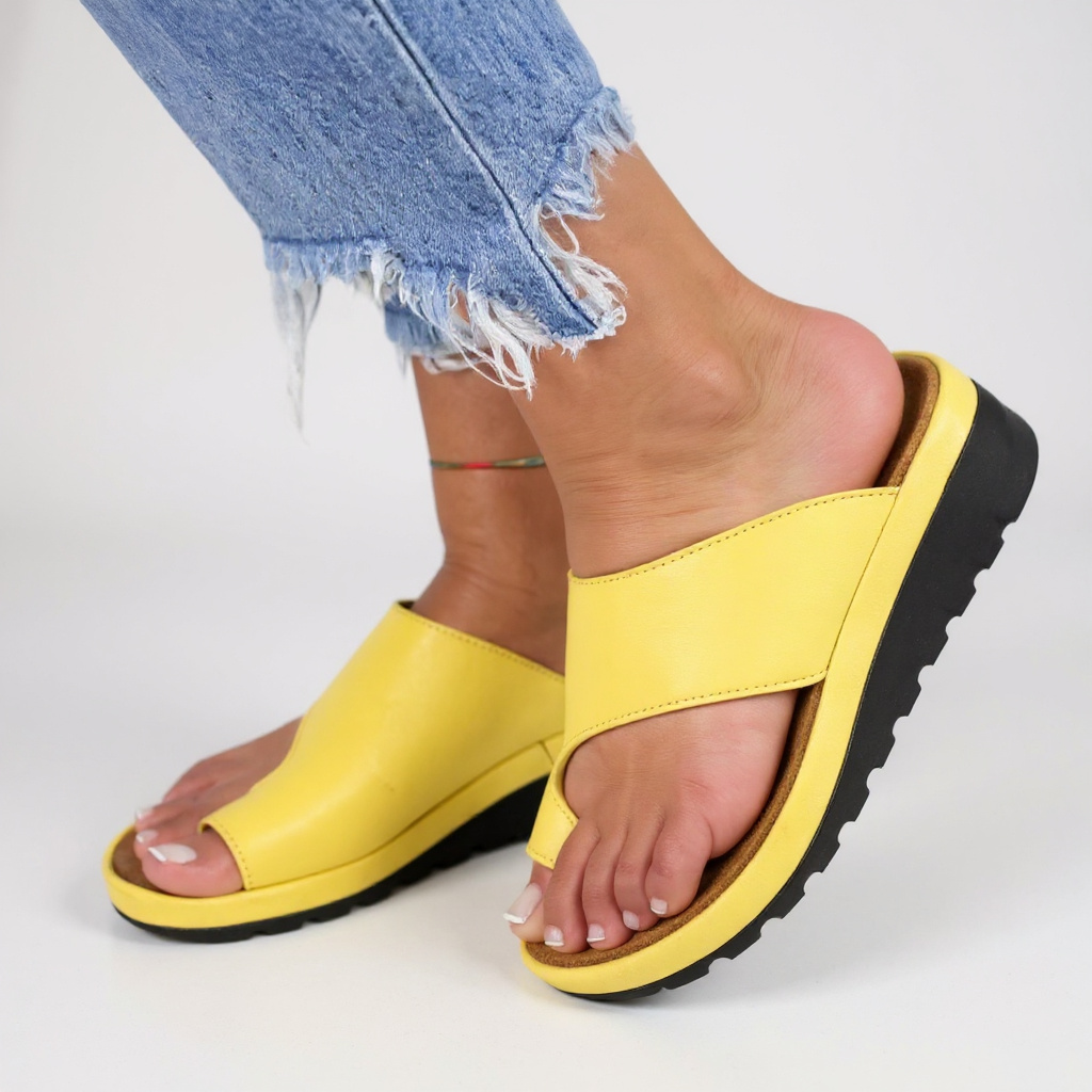 Claudia | Damen Sommer Orthopädische Zehentrenner-Sandalen
