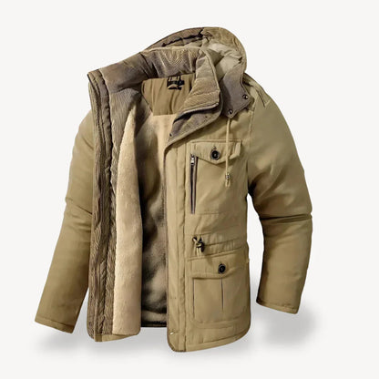 Friedrich | Herren Kapuzen-Winterjacke für Kaltes Wetter
