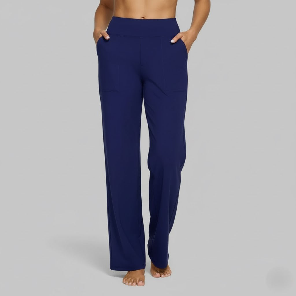 Veronika | Bequeme Stretchhosen Für Damen Im Weitbeinigen Lounge-Stil