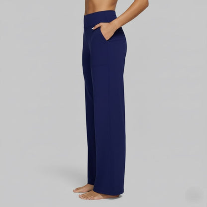 Veronika | Bequeme Stretchhosen Für Damen Im Weitbeinigen Lounge-Stil