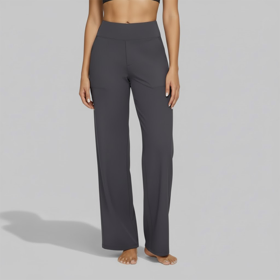 Veronika | Bequeme Stretchhosen Für Damen Im Weitbeinigen Lounge-Stil