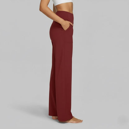 Veronika | Bequeme Stretchhosen Für Damen Im Weitbeinigen Lounge-Stil