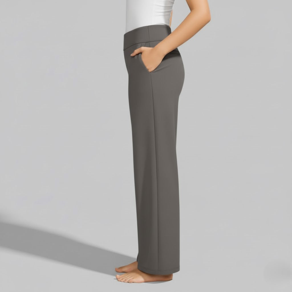 Veronika | Bequeme Stretchhosen Für Damen Im Weitbeinigen Lounge-Stil