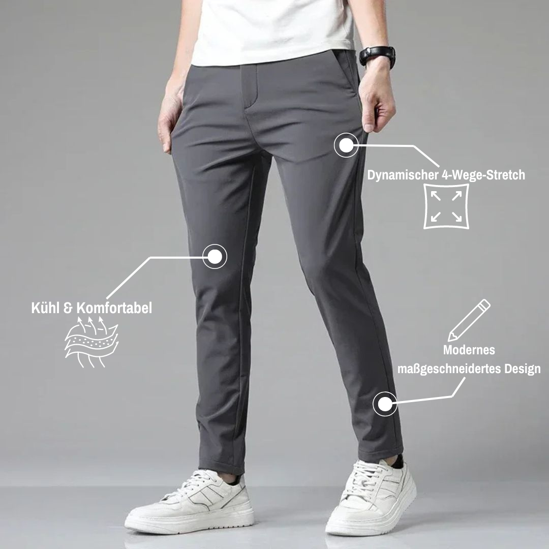 Benjamin | Herren Slim-Fit Lässige Konische Hose