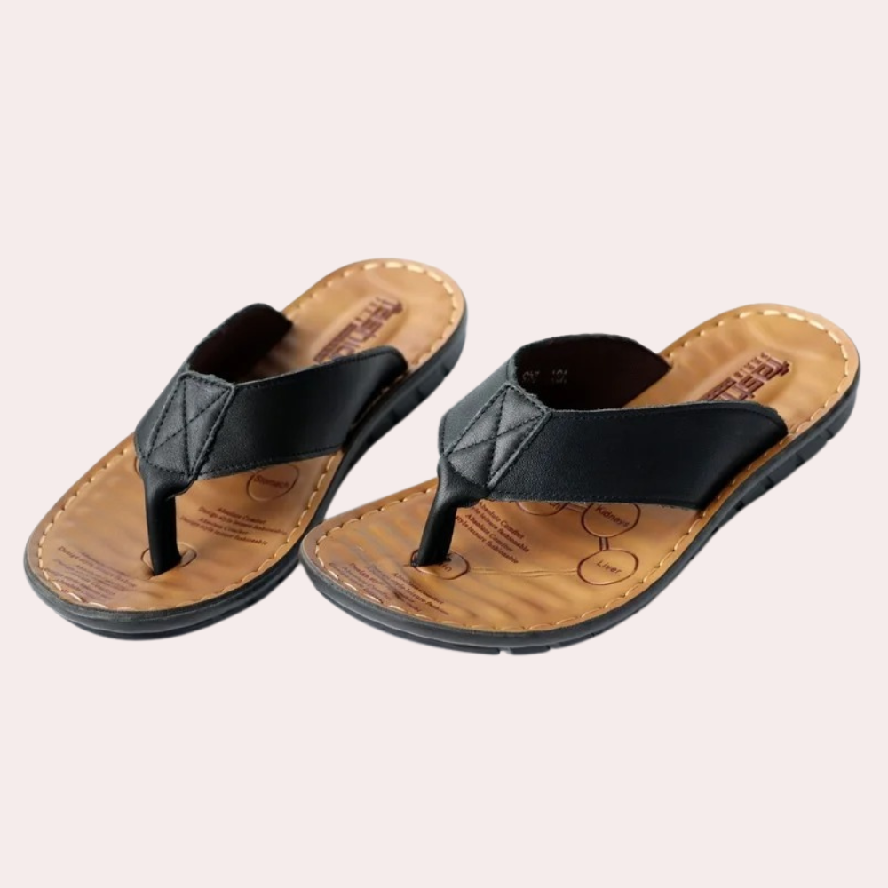 Valentin | Herren Bequeme Sommer-Zehensandalen