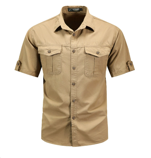 Josef | Herren Frühlings Utility-Taschenhemd