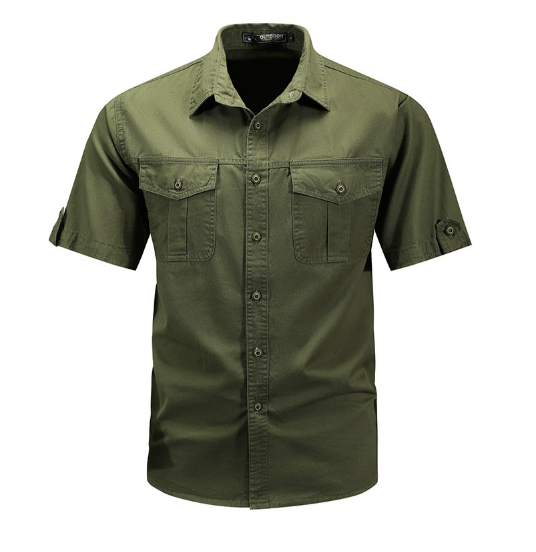 Josef | Herren Frühlings Utility-Taschenhemd