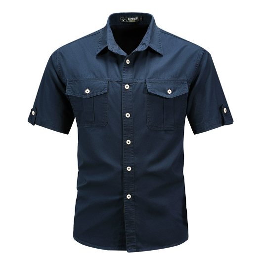Josef | Herren Frühlings Utility-Taschenhemd