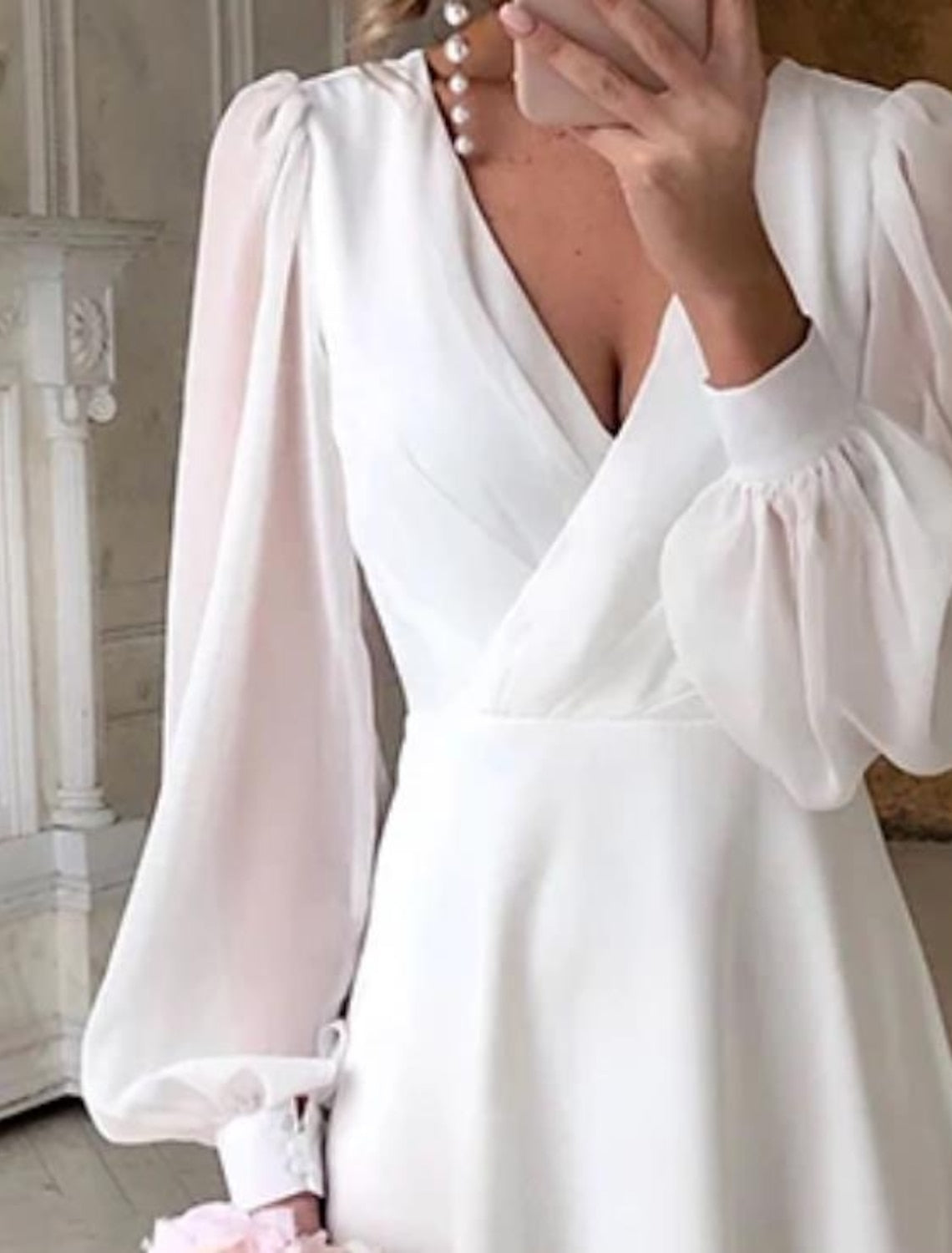 Petra | Damen Kleid mit Langen Ärmeln für Hochzeitsgäste
