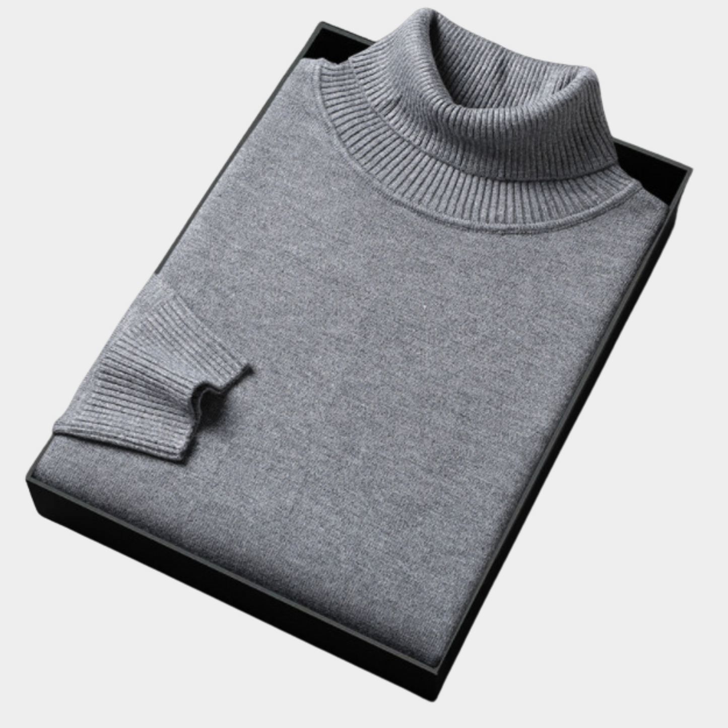 Jens | Herren Frühling Rollkragenpullover in Knallfarbe