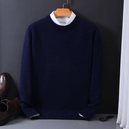Joachim | Herren Frühling Klassischer Rundhals Pullover