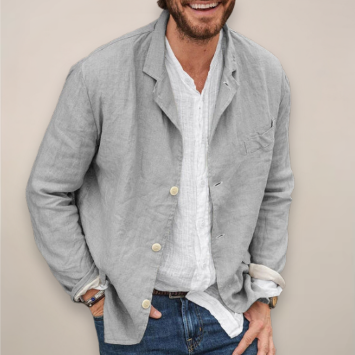 Clemens | Herren Blazer mit Relaxed Fit Stil