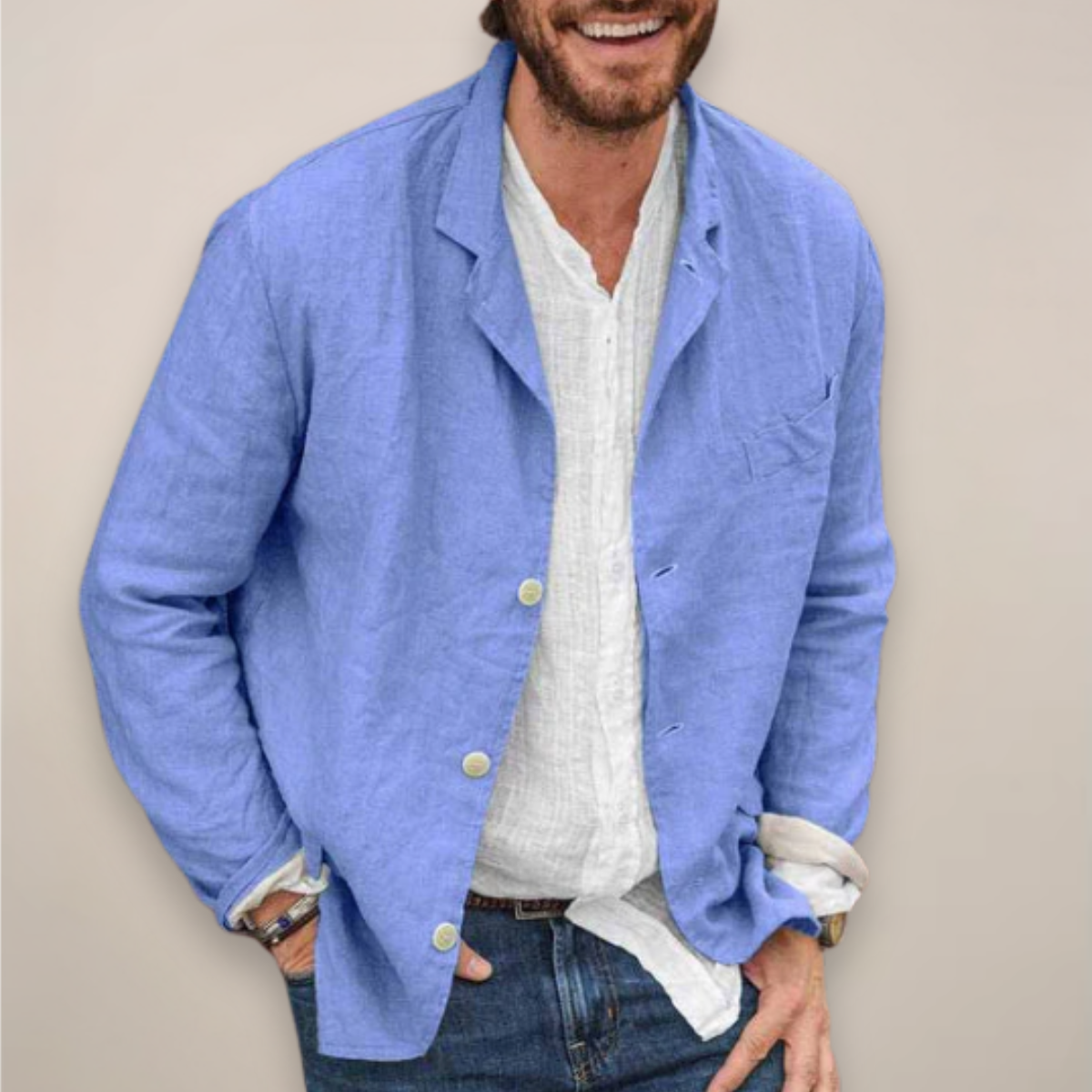 Clemens | Herren Blazer mit Relaxed Fit Stil