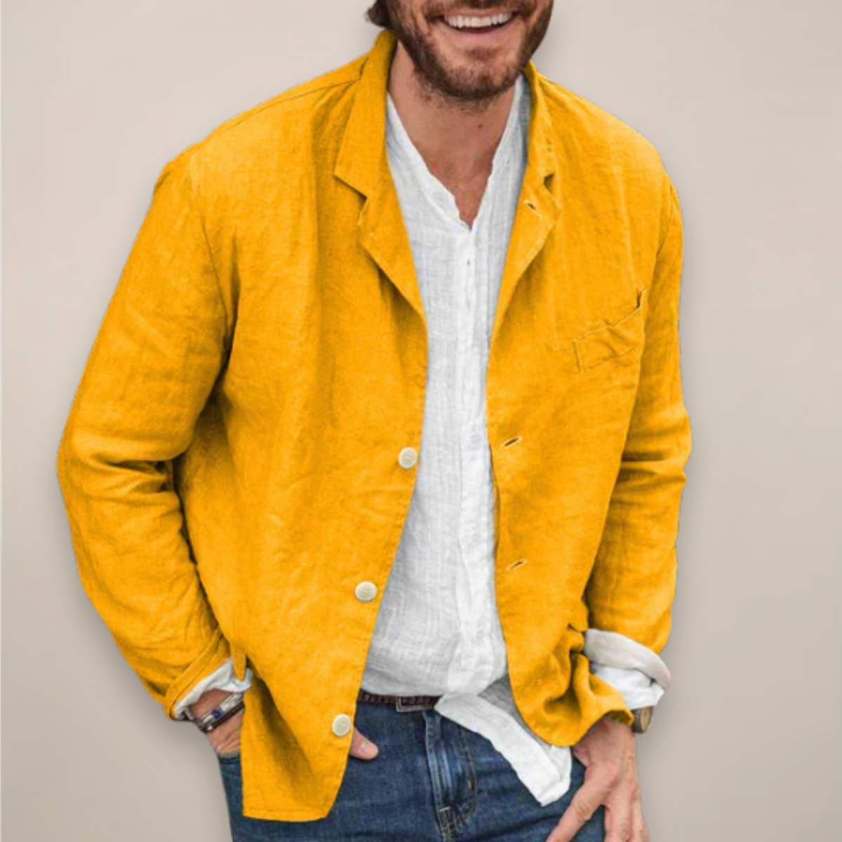 Clemens | Herren Blazer mit Relaxed Fit Stil