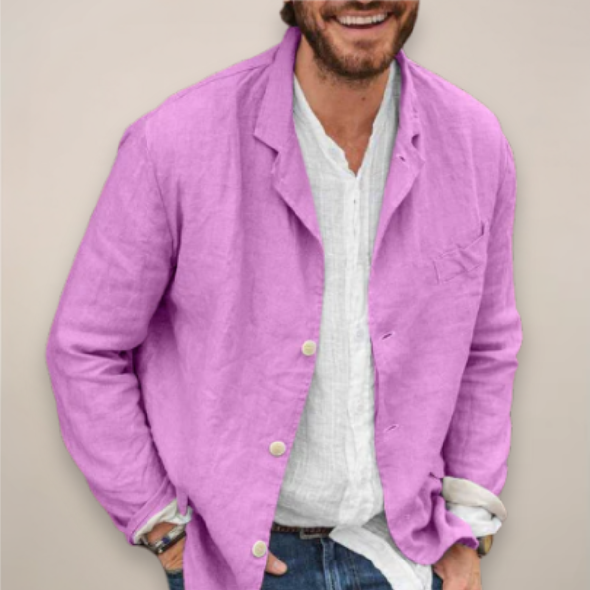 Clemens | Herren Blazer mit Relaxed Fit Stil