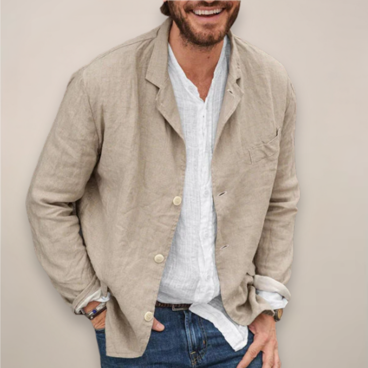 Clemens | Herren Blazer mit Relaxed Fit Stil