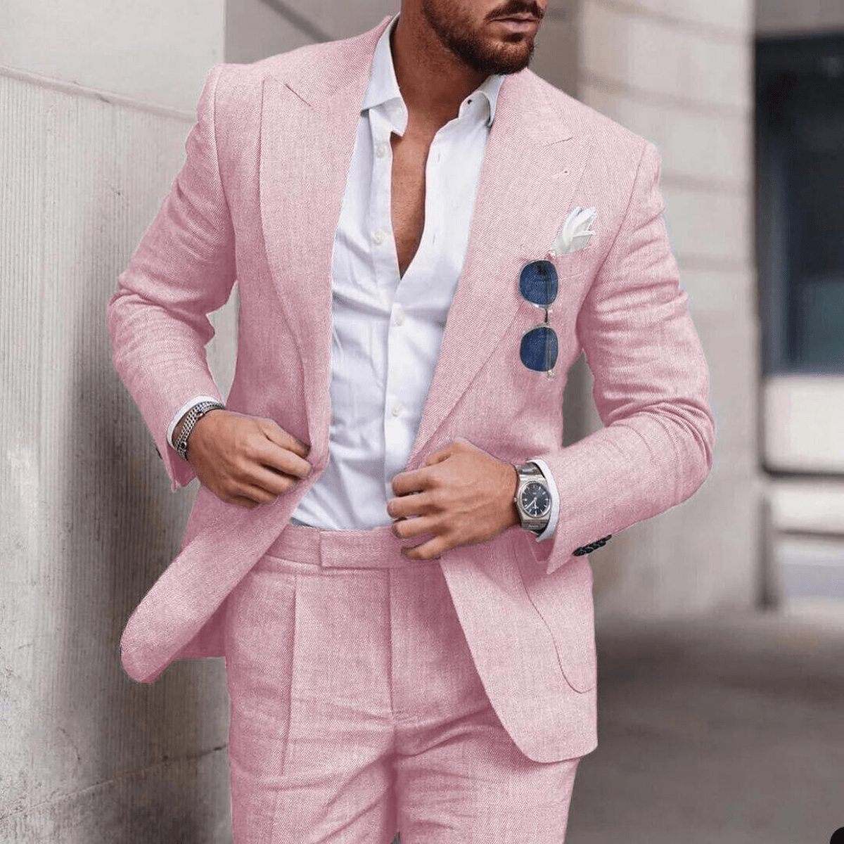 Erik | Herren Moderner Slim-Fit Anzug