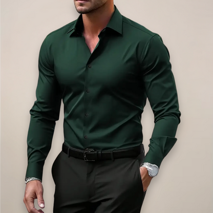 Tobias | Herren Langarmhemd im Smart-Style