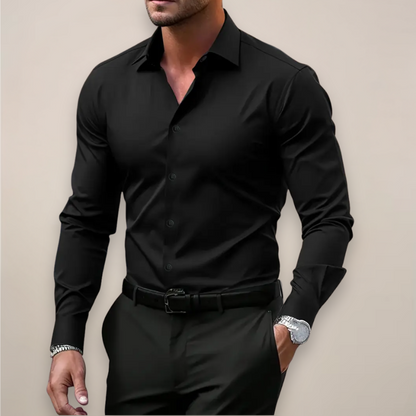 Tobias | Herren Langarmhemd im Smart-Style