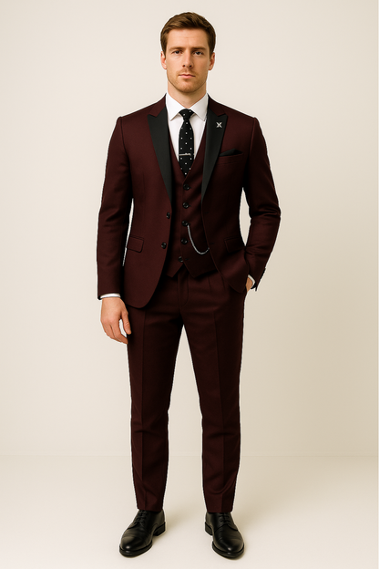 Christoph | Formelles Herren Frühlings Dreiteiliges Anzug-Set