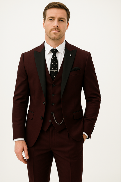Christoph | Formelles Herren Frühlings Dreiteiliges Anzug-Set