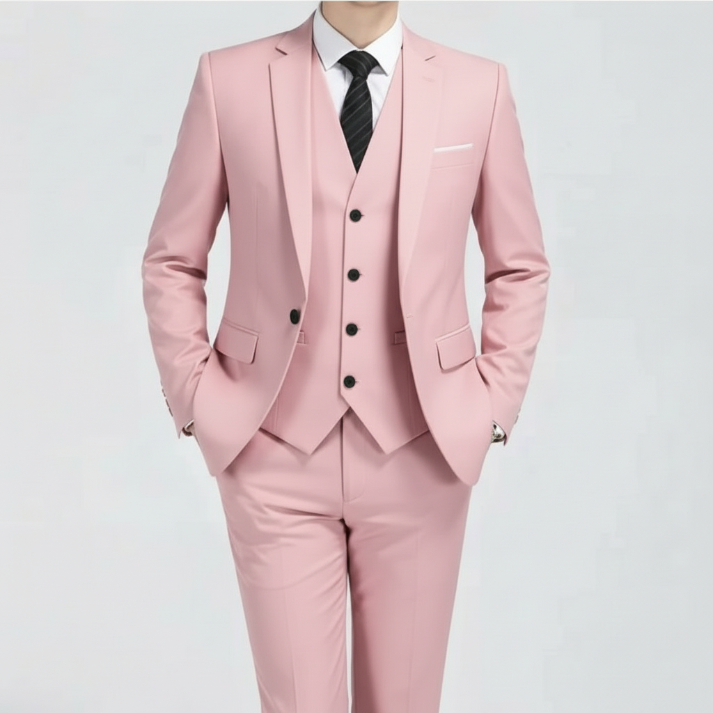 Karl | Herren Frühlings Klassisches Dreiteiliges Anzug-Set