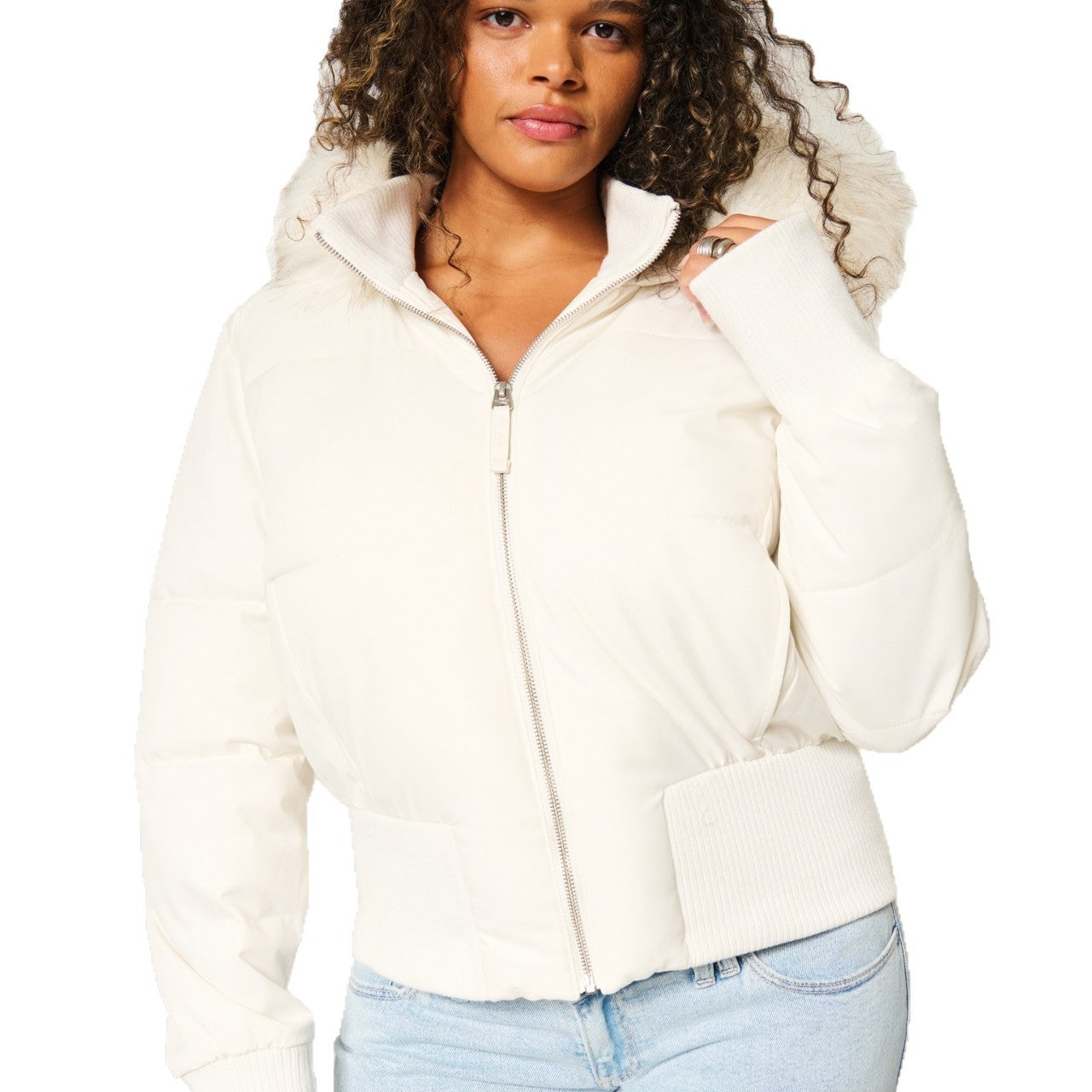 Jana | Warme Stilvolle Herbst Kapuzenjacke für Damen